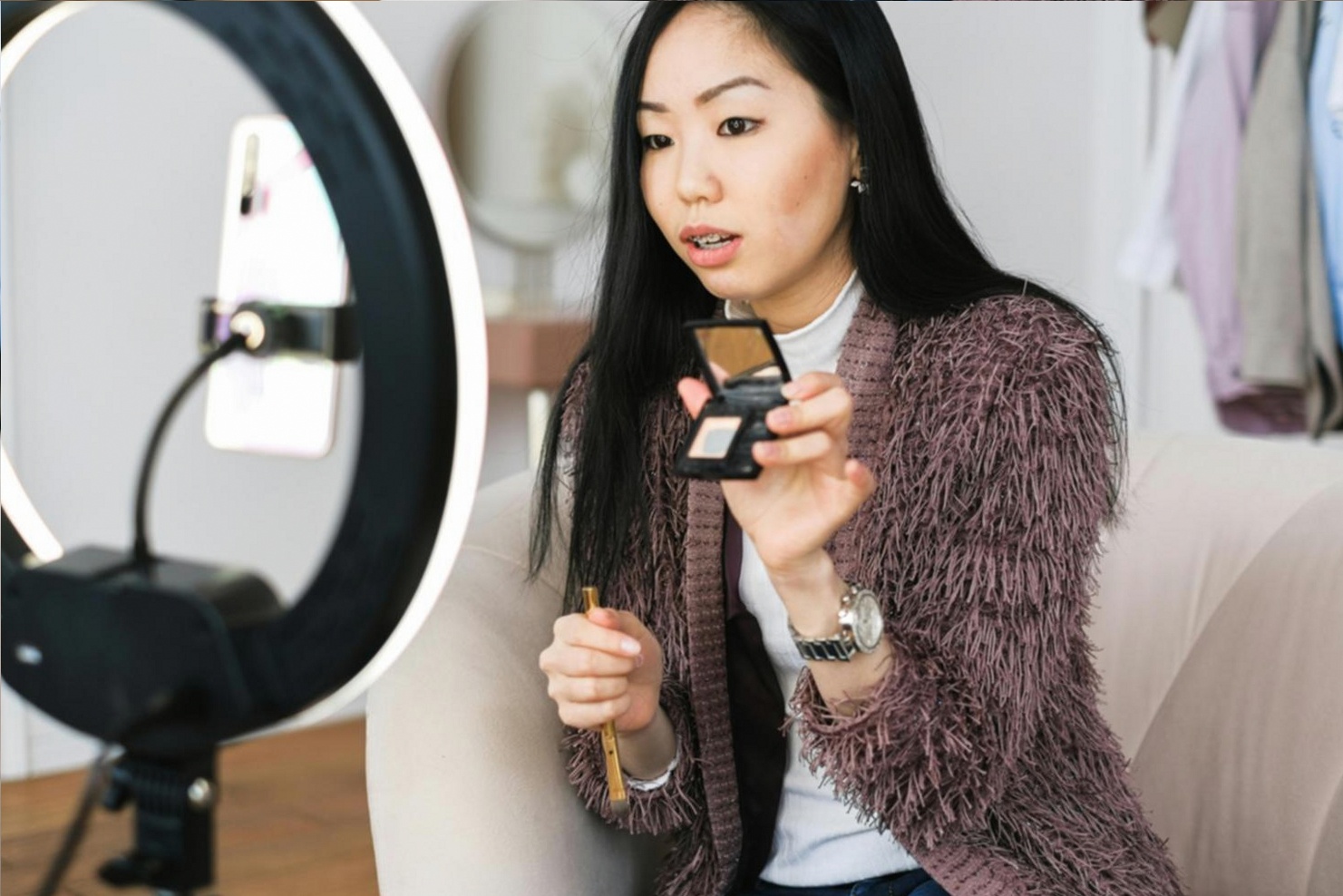 Makeup techniques training session at Oakmont